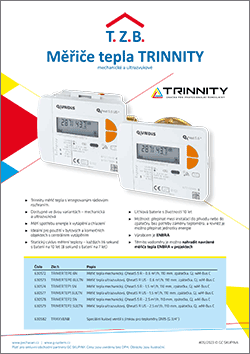 Měřiče tepla TRINNITY