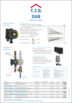 DAB elektronická čerpadla