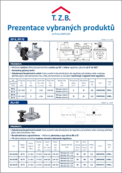 plynové regulátory