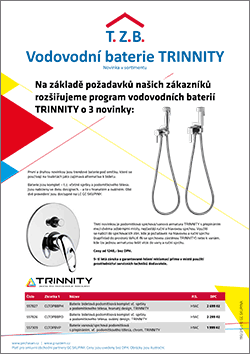 Vodovodní baterie TRINNITY