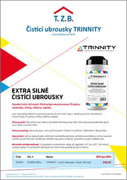 Čistící ubrousky TRINNITY