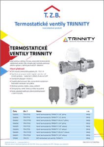 Termostatické ventily TRINNITY