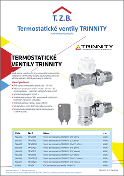 Termostatické ventily TRINNITY