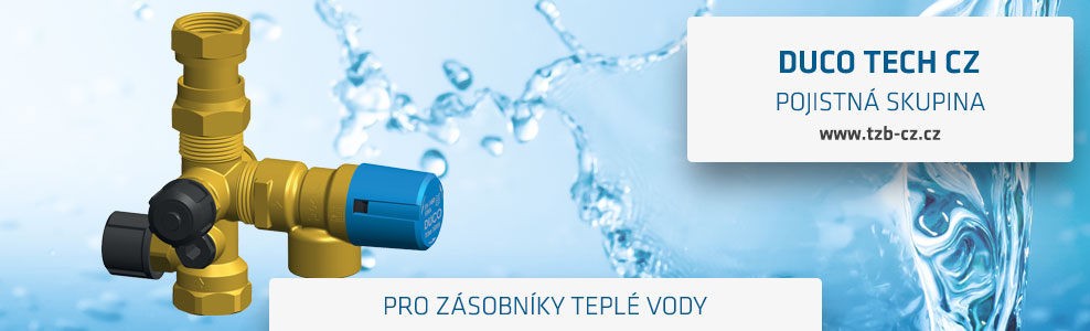 Pojistná skupina DN20 pro zásobníky teplé vody