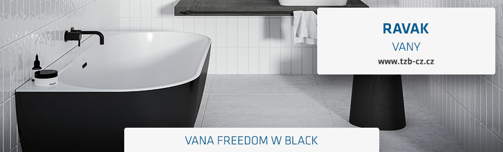 Ravak vana Freedom W Black